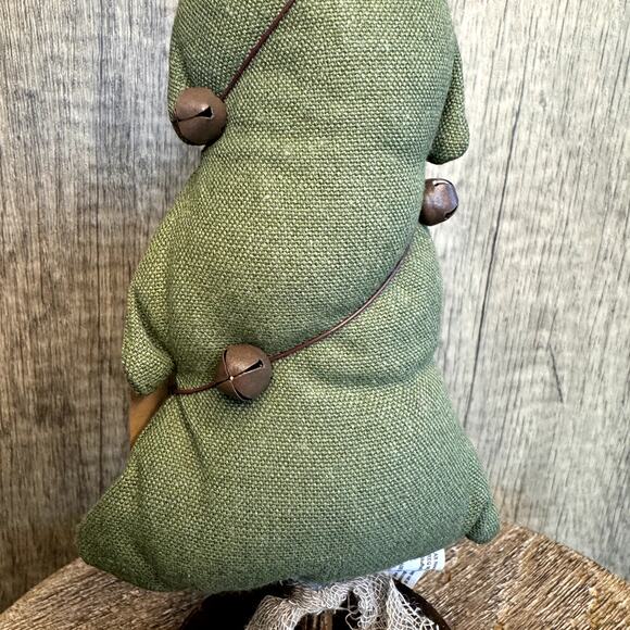 Fabric Christmas Tree with Bells Home Holiday Decor Gift NEW FAST Ship Boho - Picture 4 of 9